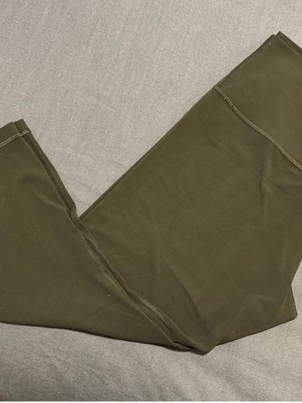 Army Green Lululemon Align Leggings 7/8 (approx 25 inch inseam) size 10
